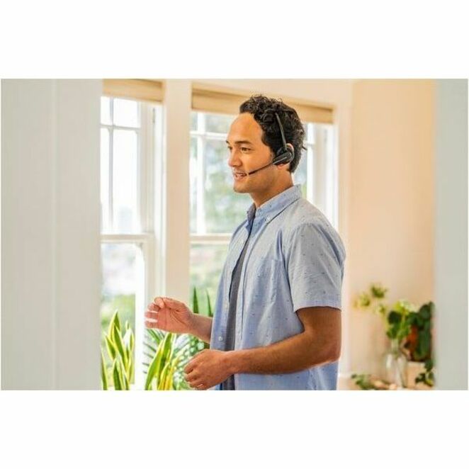 Poly Savi 8200 Office 8240 Headset - Mono - Wireless - Bluetooth/DECT - 449.5 ft - 32 Ohm