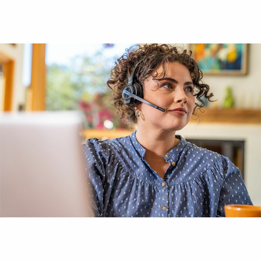 Poly Savi 8210-M Headset - Mono - Wireless - DECT - 590.6 ft - Over-the-head - Monaural -