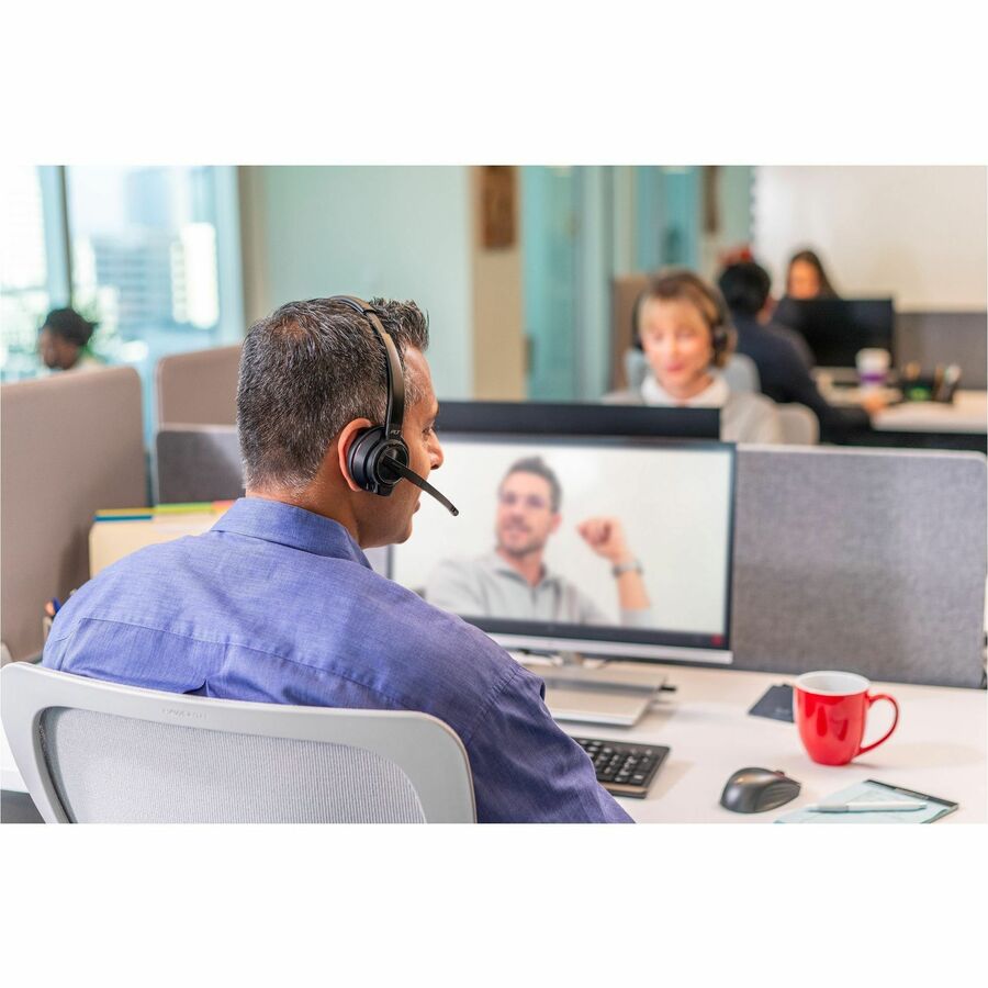 Poly Savi 8210 UC Microsoft Teams Certified DECT 1920-1930 MHz USB-A Headset - Mono -