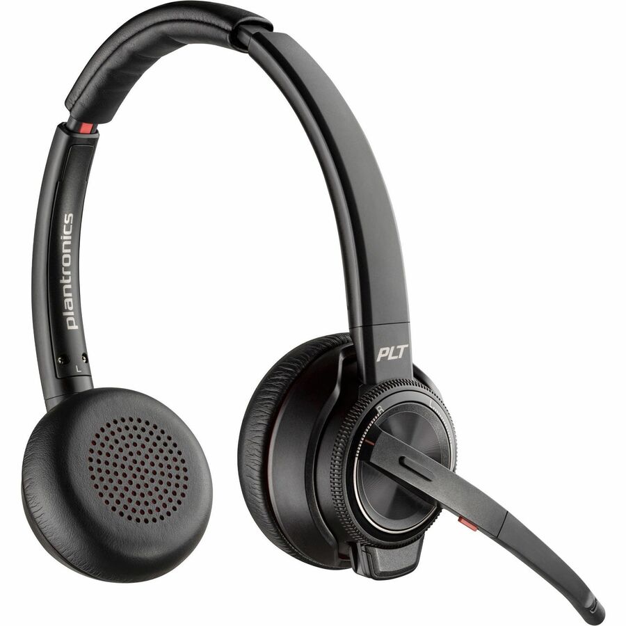 Poly Savi 8220 UC DECT USB-A Headset - Stereo - True Wireless - Bluetooth/DECT - 450 ft -