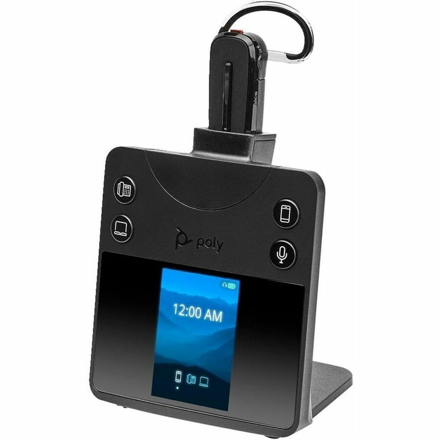 Poly Savi 8445 Office DECT 1920-1930 MHz Convertible Headset - Mono - Wireless -