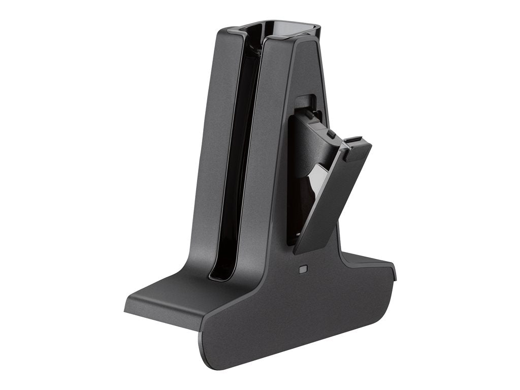 Poly Savi - Charging cradle - and wearing accessories - black - United States - for Poly Savi 8245 85T32AA#ABA