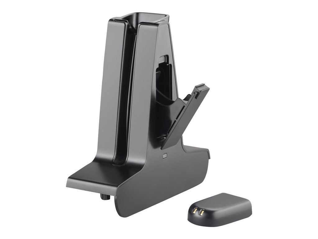 Poly Savi - Charging cradle - and wearing accessories - black - United States - for Poly Savi 8245 85T32AA#ABA