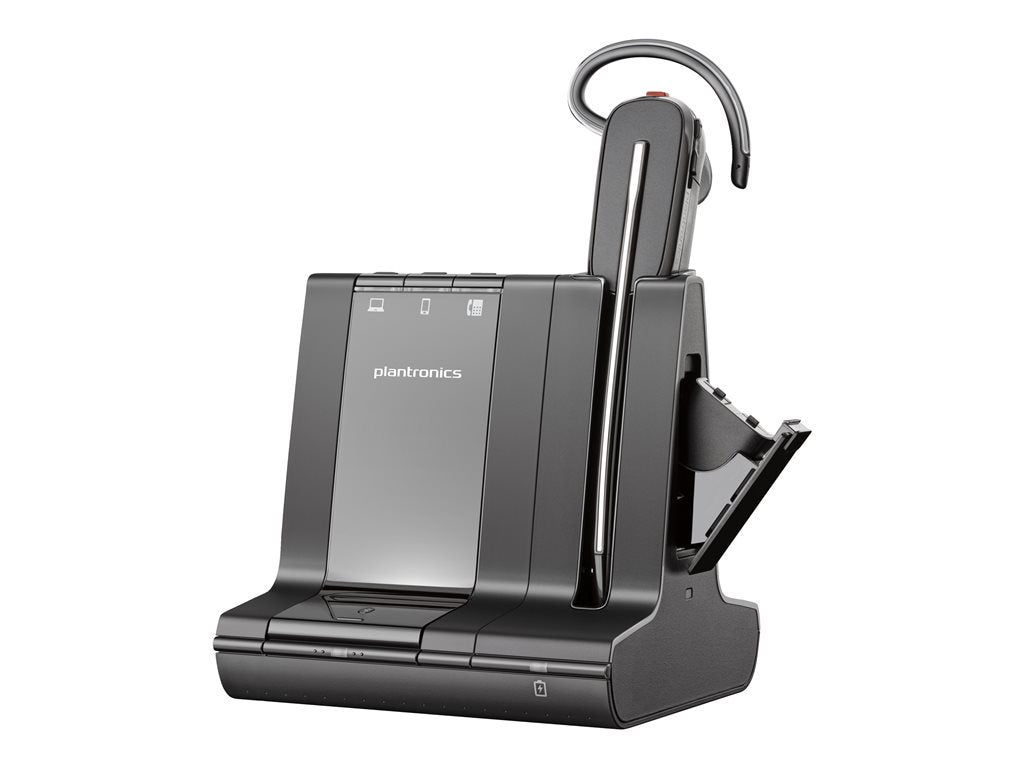 Poly Savi - Charging cradle - and wearing accessories - black - United States - for Poly Savi 8245 85T32AA#ABA