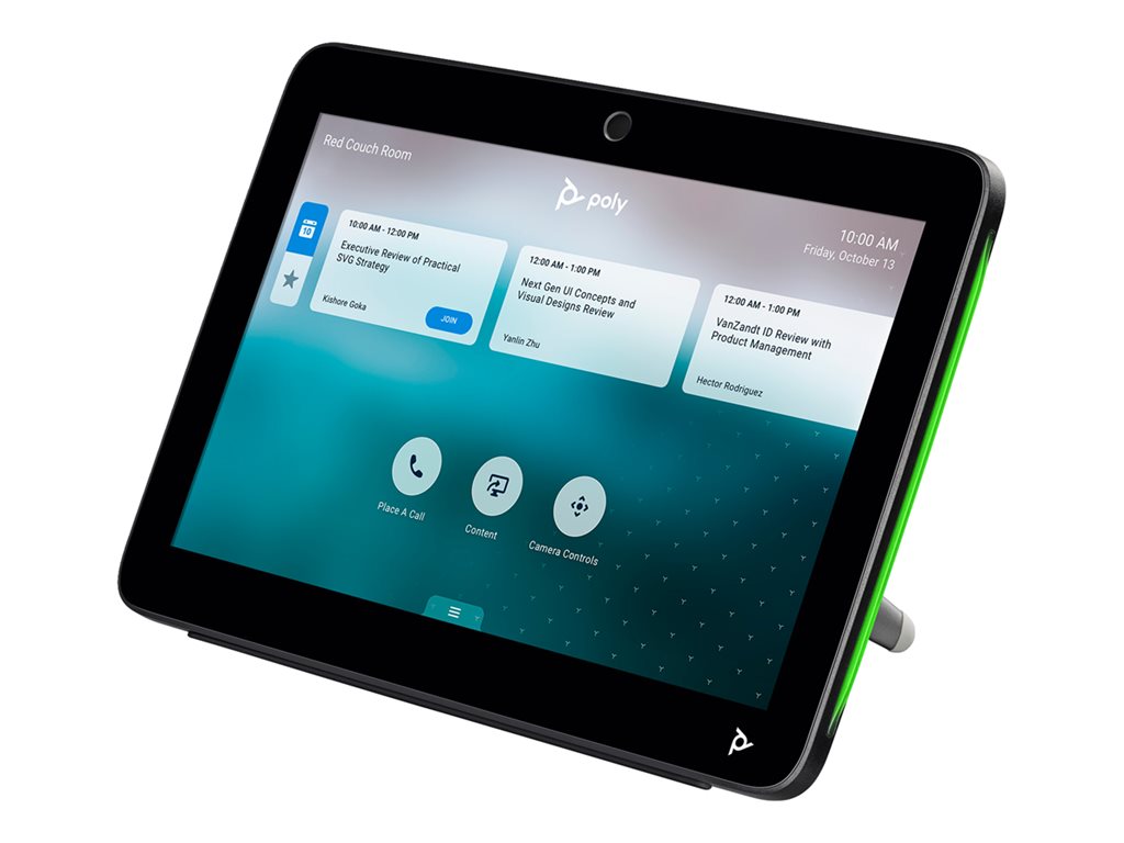 Poly TC10 - Without power cord - touch controller - Certified for Zoom Rooms - black 875K5AA