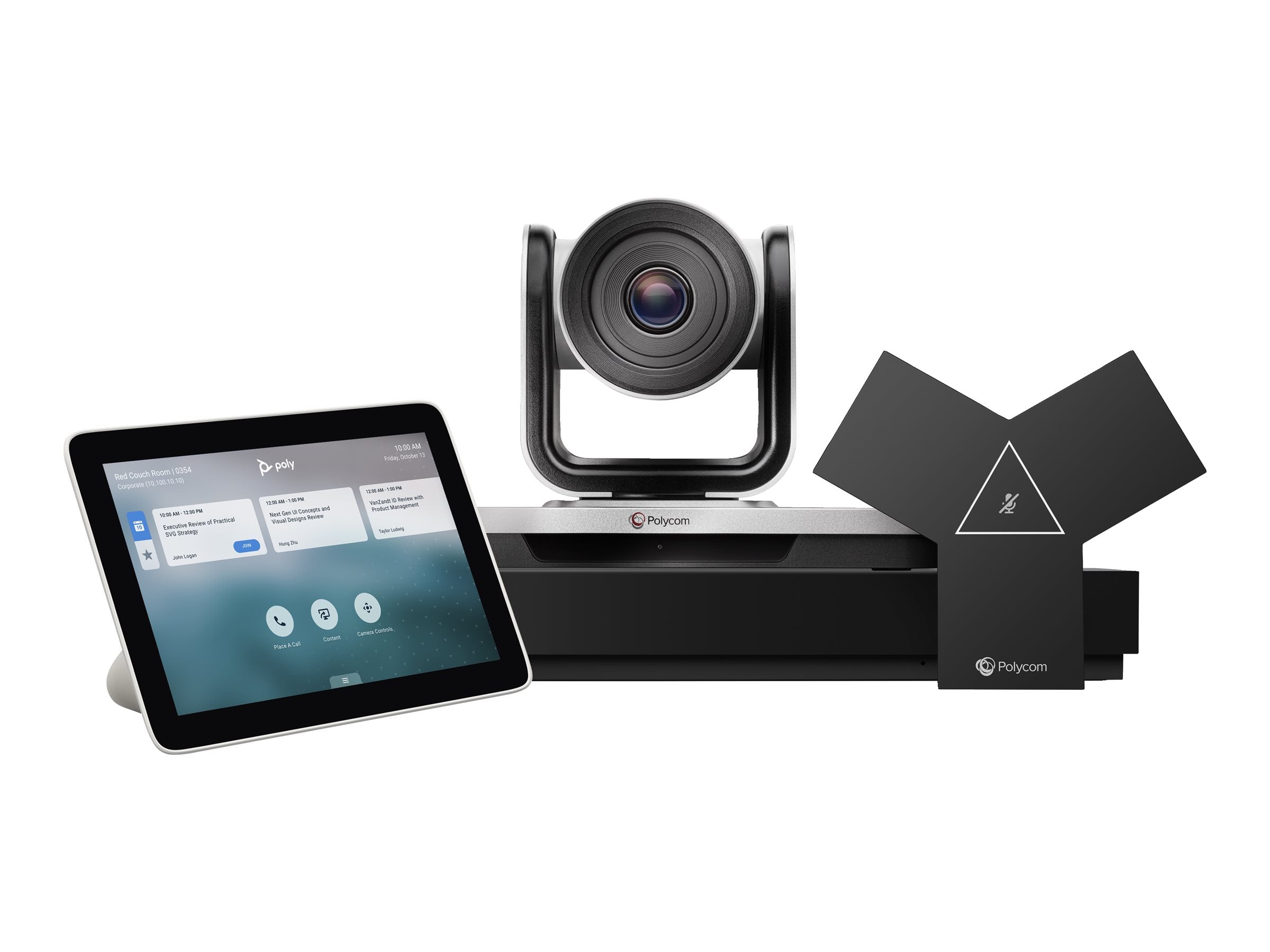 Poly TC8 - Video conferencing device - Zoom Certified, Certified for Microsoft Teams - white - TAA Compliant 875J2AA#ABA