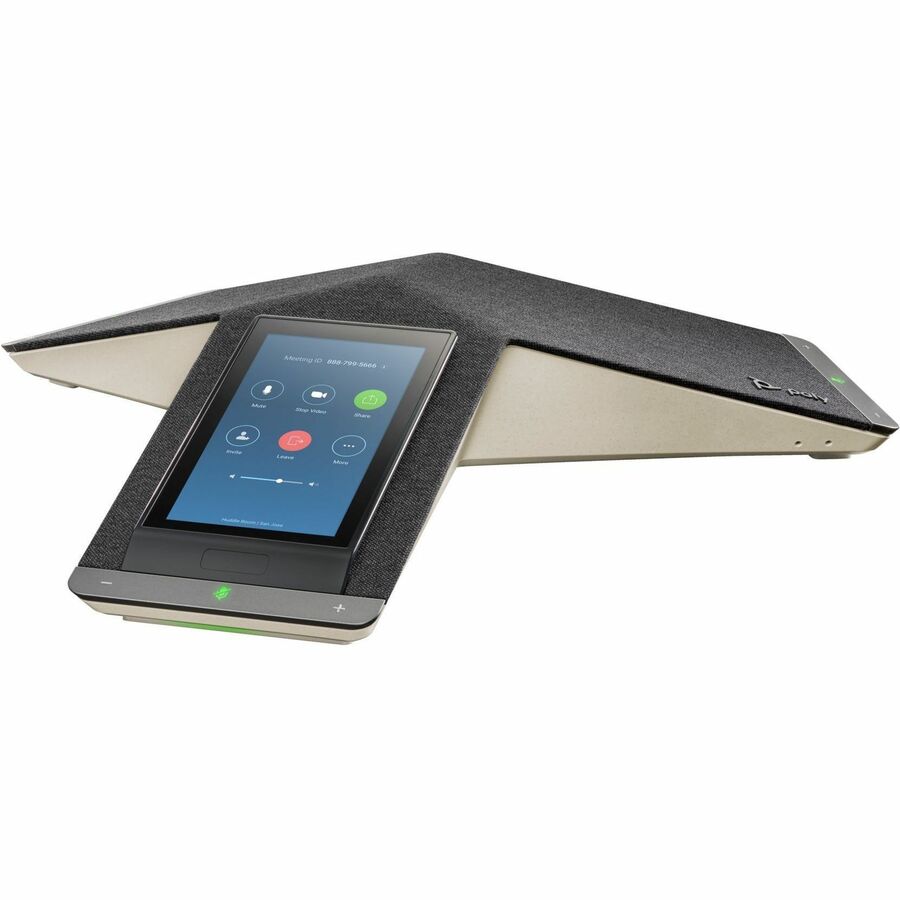 Poly Trio C60 IP Conference Station - Corded/Cordless - Bluetooth Wi-Fi - Black - VoIP - I