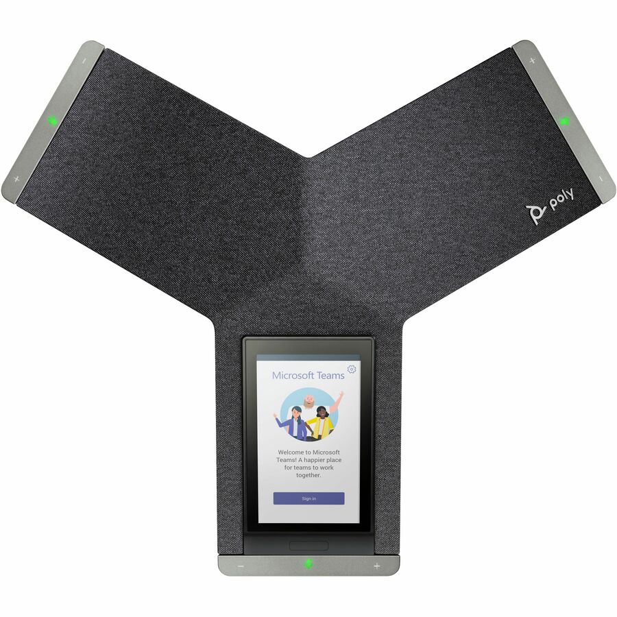 Poly Trio C60 IP Conference Station - Corded/Cordless - Wi-Fi, Bluetooth - Black - VoIP -
