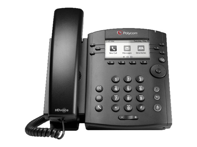 Poly VVX 311 - VoIP phone - 3-way call capability - SIP, SDP - 6 lines 2200-48350-025