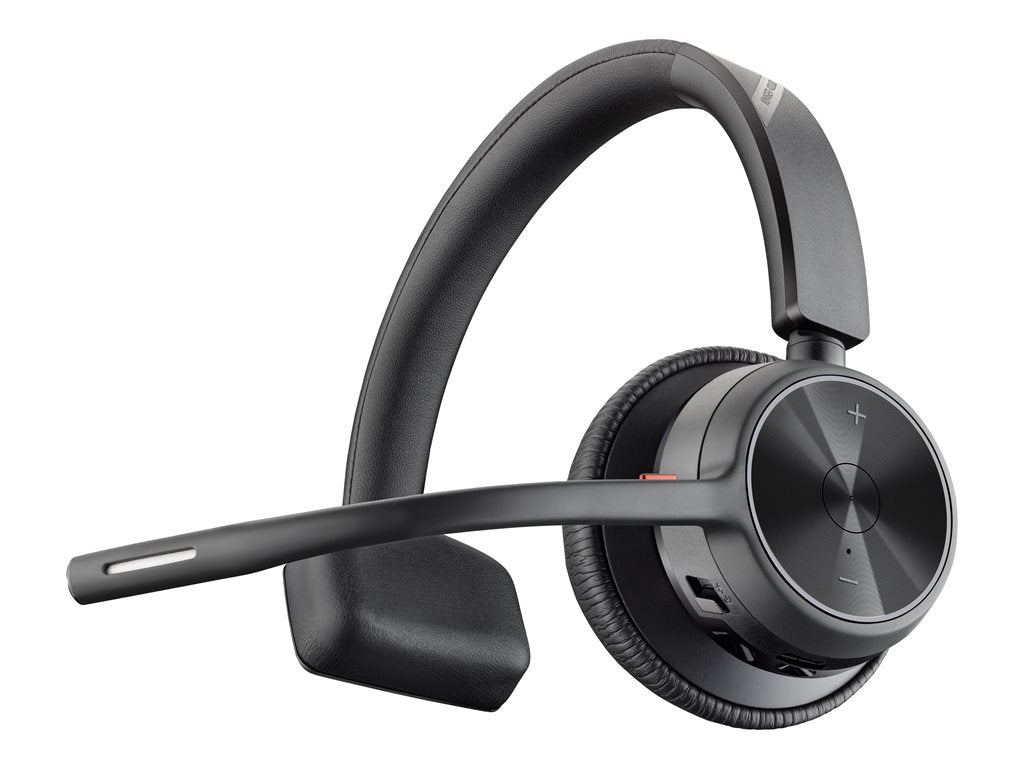 Poly Voyager 4310 - Voyager 4300 series - headset - on-ear - Bluetooth - wireless, wired - active noise canceling - USB-C - black 7E2L8AA#ABA