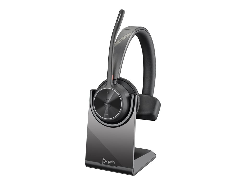 Poly Voyager 4310 - Voyager 4300 series - headset - on-ear - Bluetooth - wireless, wired - active noise canceling - USB-C - black 7E2L8AA#ABA