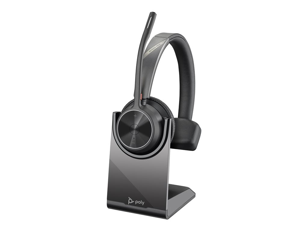 Poly Voyager 4310 - Voyager 4300 series - headset - on-ear - Bluetooth - wireless, wired - active noise canceling - USB-C - black 7E2L8AA#ABA