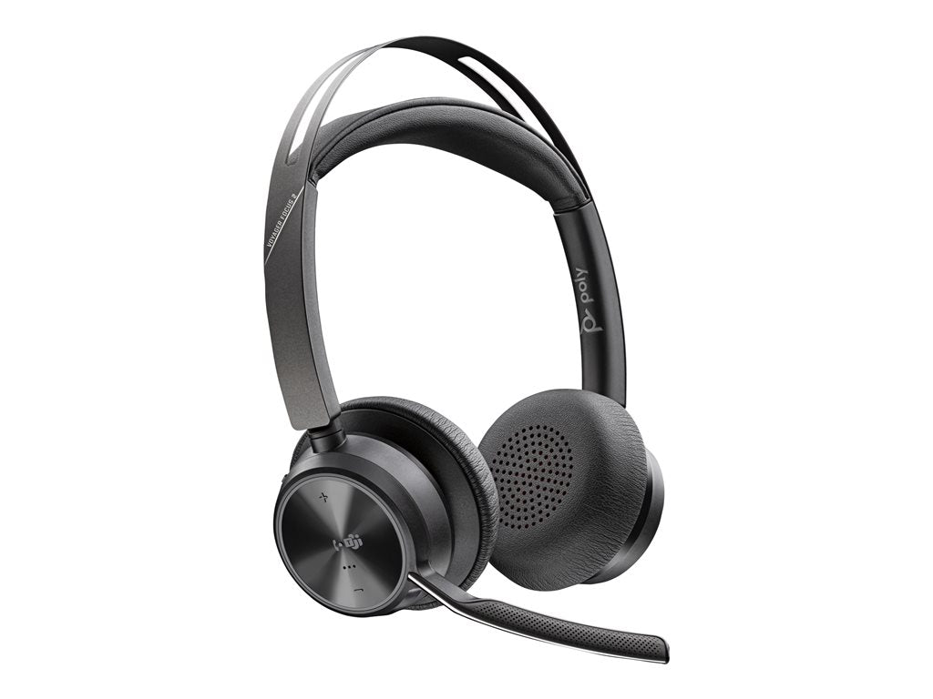 Poly Voyager Focus 2-M - Headset - on-ear - Bluetooth - wireless - active noise canceling - USB-C via Bluetooth adapter