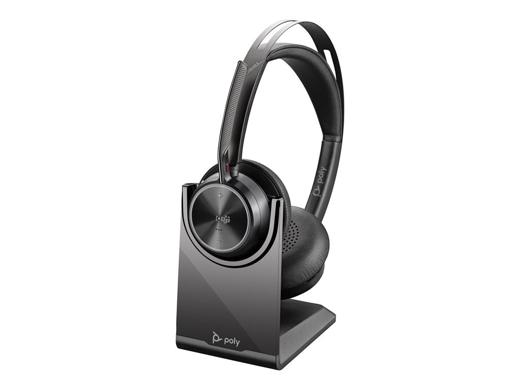 Poly Voyager Focus 2-M - Headset - on-ear - Bluetooth - wireless - active noise canceling - USB-C via Bluetooth adapter