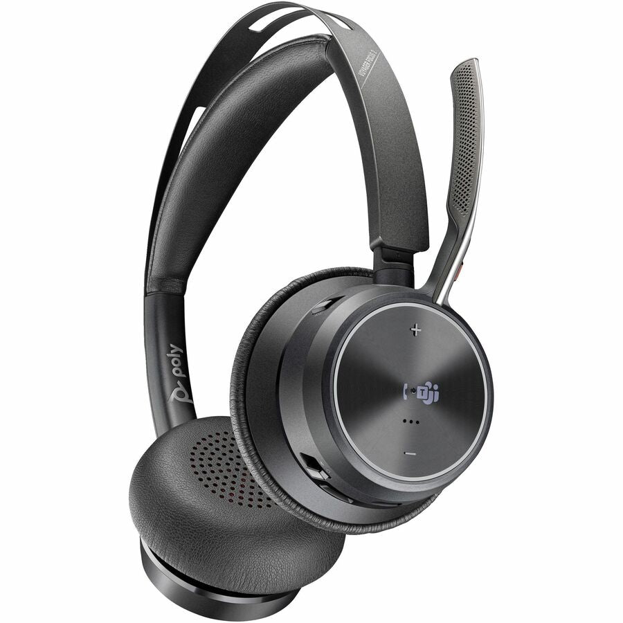 Poly Voyager Focus 2-M Microsoft Teams Certified USB-A Headset - Siri, Google Assistant -