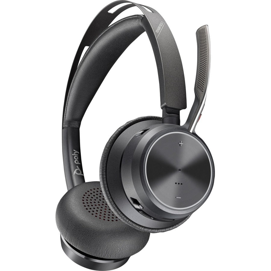 Poly Voyager Focus 2 USB-C Headset - Siri, Google Assistant - Stereo - USB Type C, Micro U