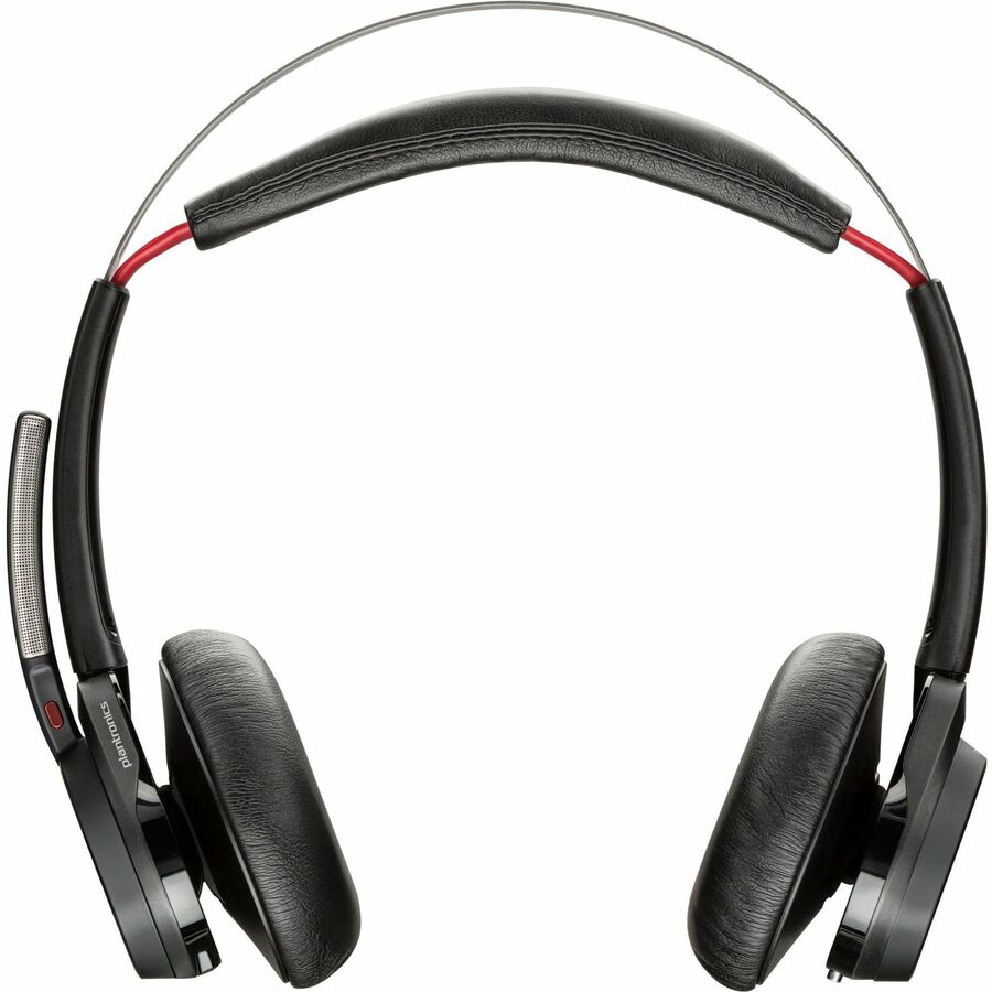 Poly Voyager Focus B825 USB-C Headset TAA - Google Assistant Siri - Stereo - Wireless - Bl