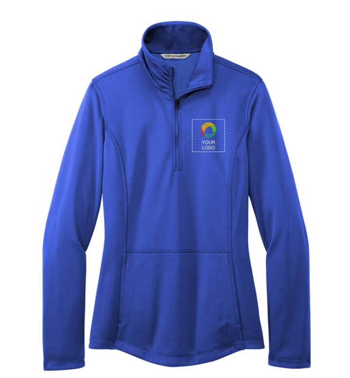 Port Authority® Women’s Smooth Fleece Quarter-Zip Sweatshirt – Sleek Style Meets Cozy Warmth