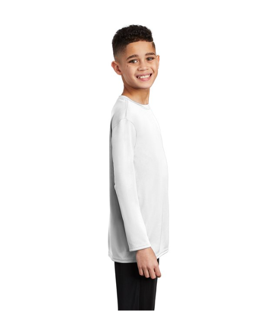 Port & Company® Youth Long Sleeve Performance Tee – Built for Play, Ready for Anything