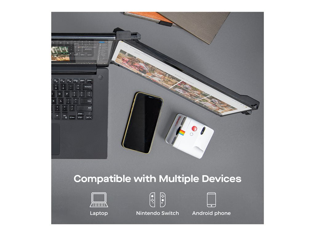 Portable Dual Screen Laptop Monitor - DUEX Max Mobile Display Extender | Tecisoft 101-1007P06