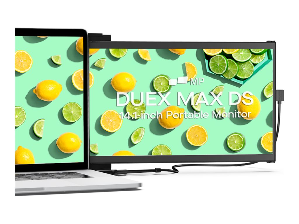 Portable Dual Screen Laptop Monitor - DUEX Max Mobile Display Extender | Tecisoft 101-1007P06