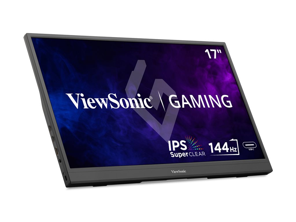 Portable Gaming Monitor 144Hz - ViewSonic VX1754 IPS Display with FreeSync | Tecisoft