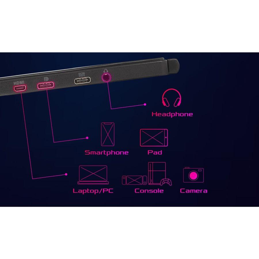 Portable Gaming Monitor 240Hz - ASUS ROG Strix 17.3" USB-C Display | Tecisoft XG17AHPE