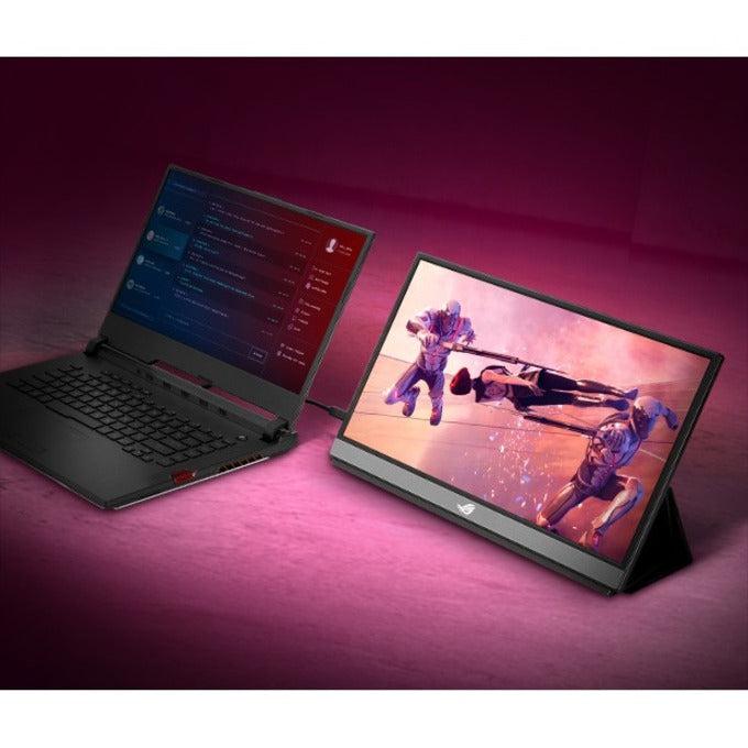 Portable Gaming Monitor 240Hz - ASUS ROG Strix 17.3" USB-C Display | Tecisoft XG17AHPE