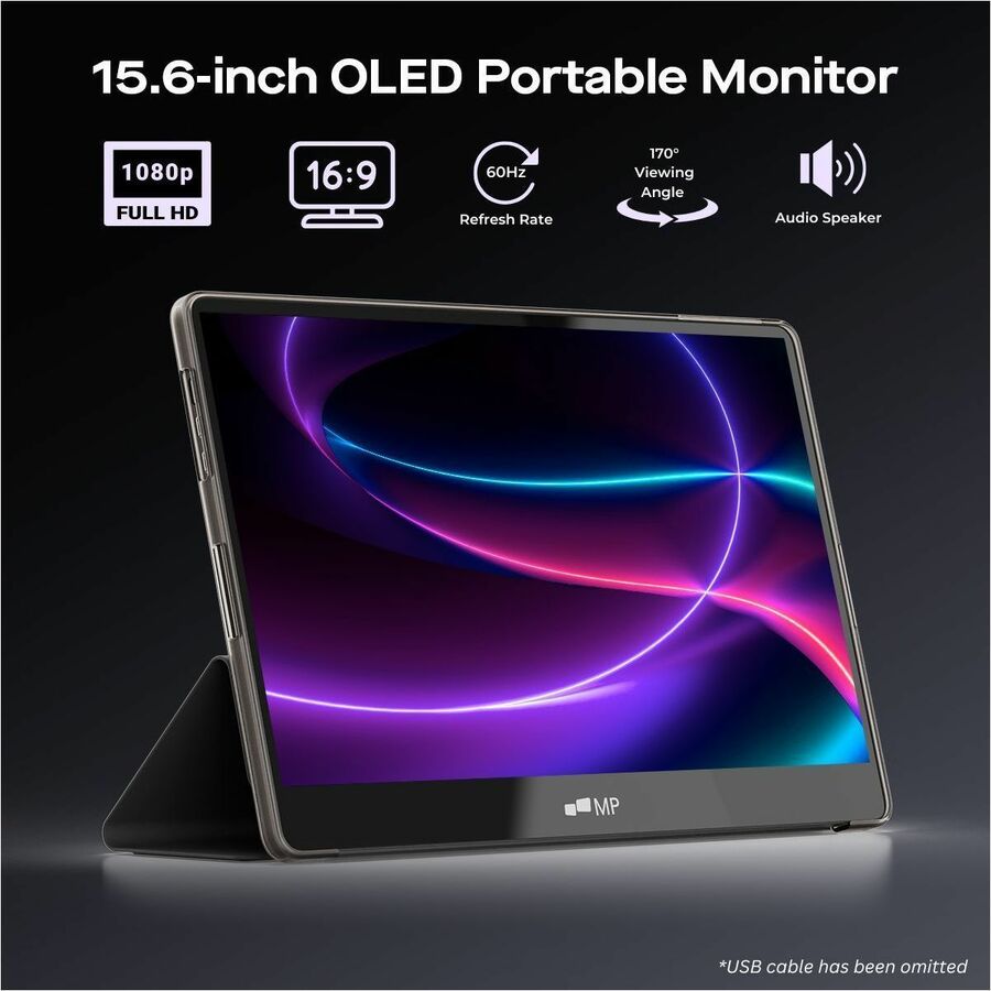 Portable Monitor 15.6 Inch - Mobile Pixels Glance Plus OLED Display | Tecisoft 101-1012P01