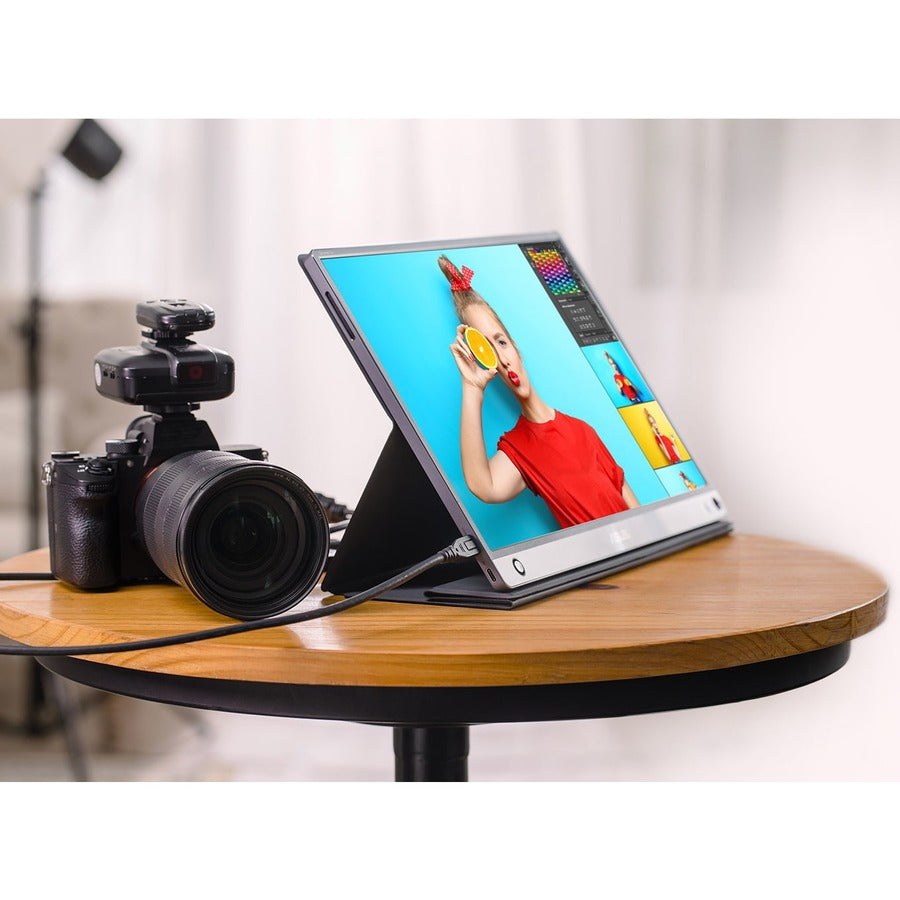 Portable Monitor - 15.6 Inch USB-C Full HD IPS External Display for Laptop | Tecisoft MB16ACE