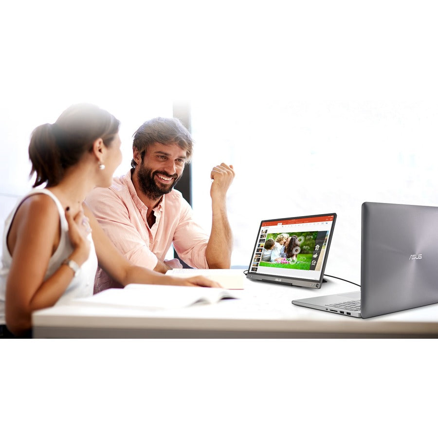 Portable Monitor - 15.6 Inch USB-C Full HD IPS External Display for Laptop | Tecisoft MB16ACE