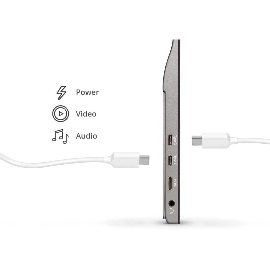 Portable Monitor 15.6 Inch - ViewSonic VG1655 FHD USB-C Display | TecISoft