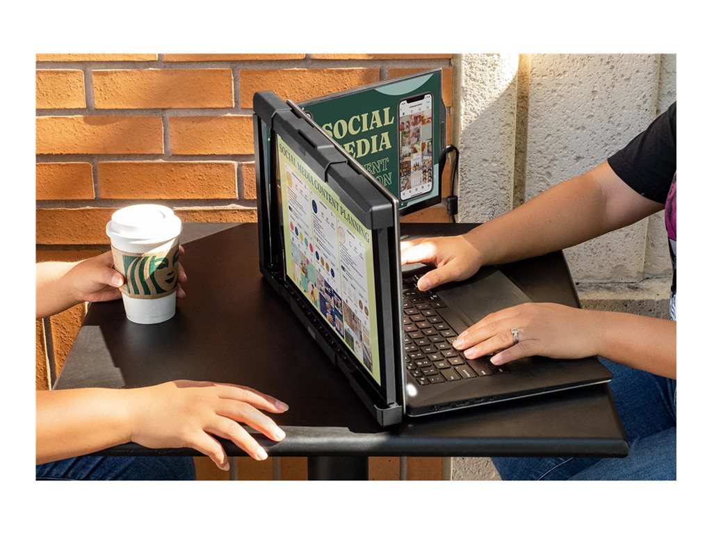 Portable Monitor - Triple Screen Laptop Extender | Mobile Pixels 101-1003P04