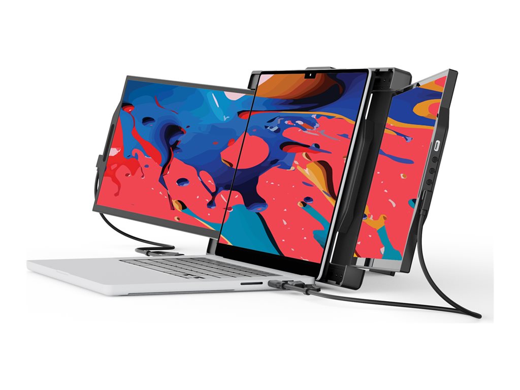 Portable Monitor - Triple Screen Laptop Extender | Mobile Pixels 101-1003P04
