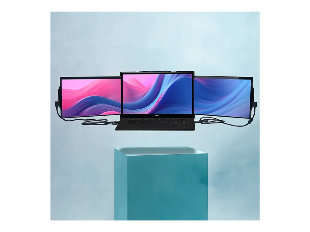 Portable Monitor - Triple Screen Laptop Extender | Mobile Pixels 101-1003P04