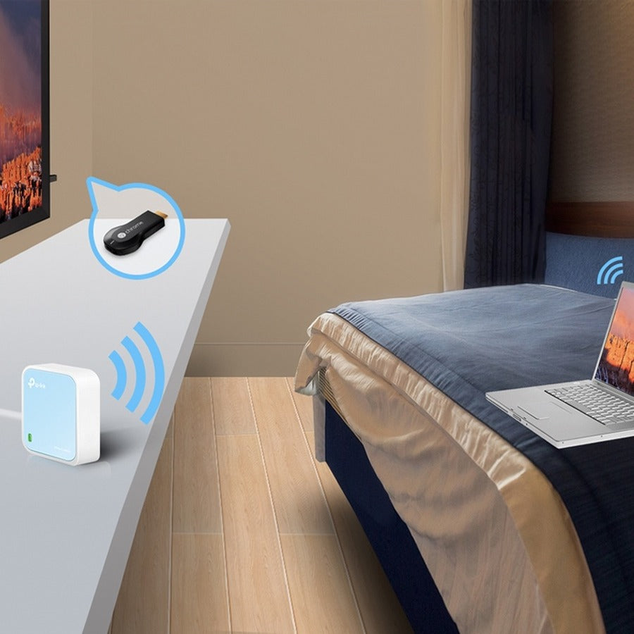 Portable Nano Router - TP-Link TL-WR802N WiFi Access Point Travel | TeciSoft