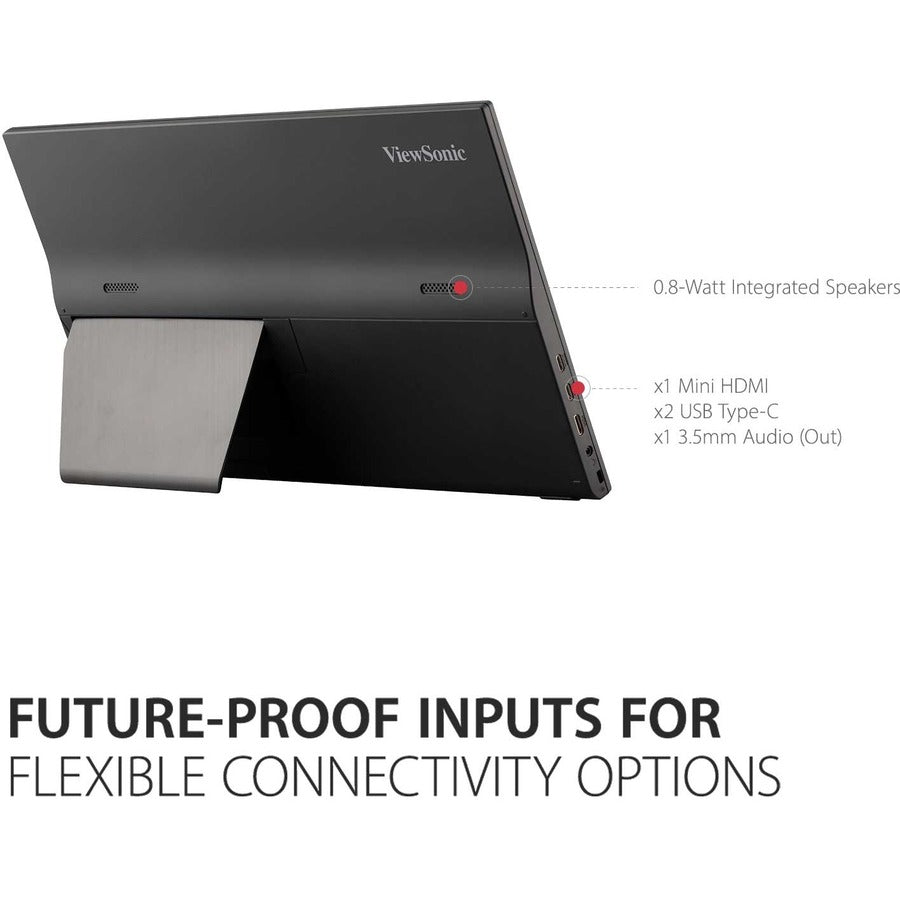 Portable USB-C Monitor - 16 Inch Lightweight Travel Display | TecISoft VA1655