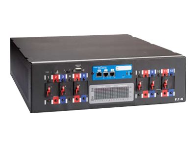 Powerware Rack Power Module RPM-3U - Power distribution unit (rack-mountable) - AC 208 V - 3-phase - RS-232 - input: IEC