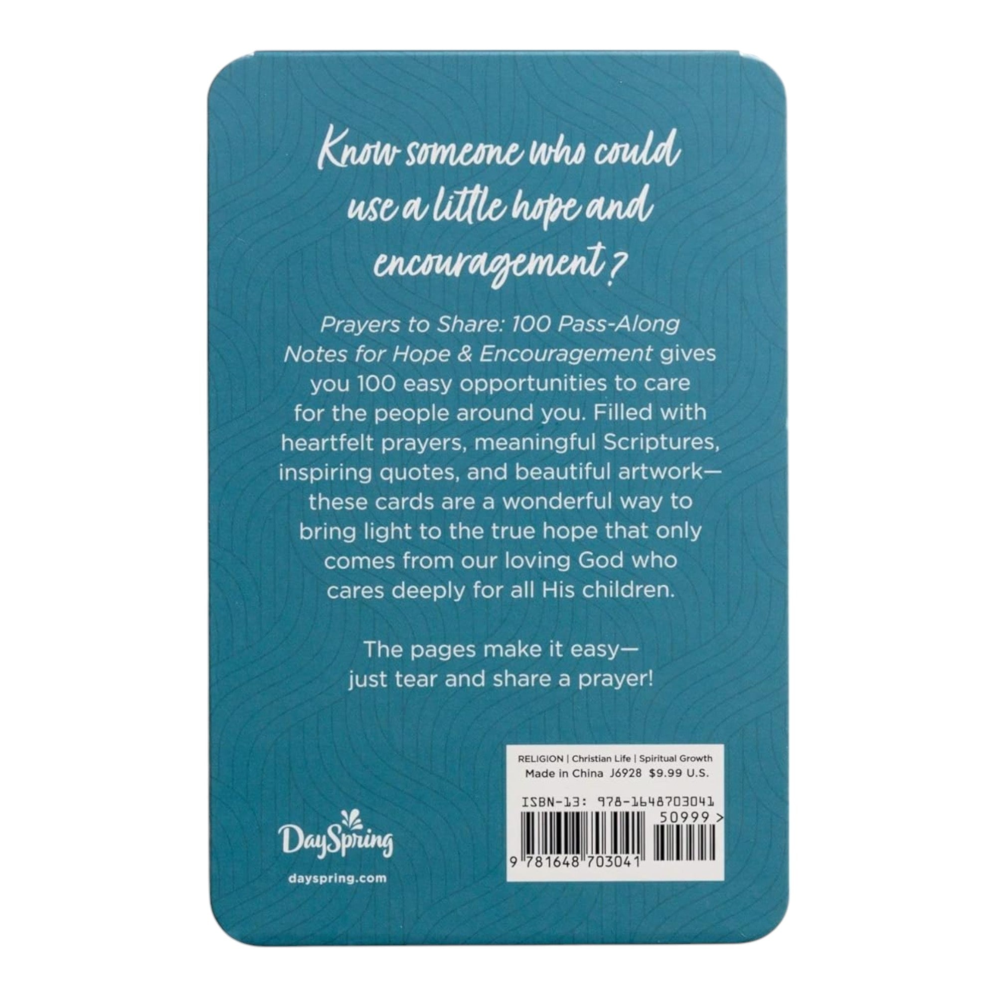 Prayers to Share: 100 Pass Along Notes for Hope & Encouragement