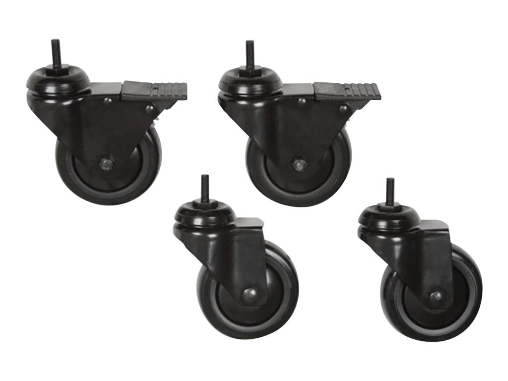 Premier Mounts CAST-BW - Mounting component (4 casters) - for flat panel - cart mountable