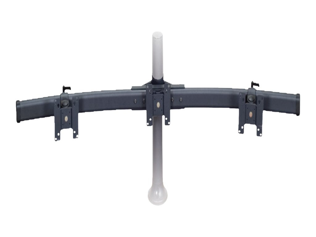 Premier Mounts MM-CB3 - Mounting component (pole mount, bow mounting arm, 3 interface plates) - for 3 LCD displays -