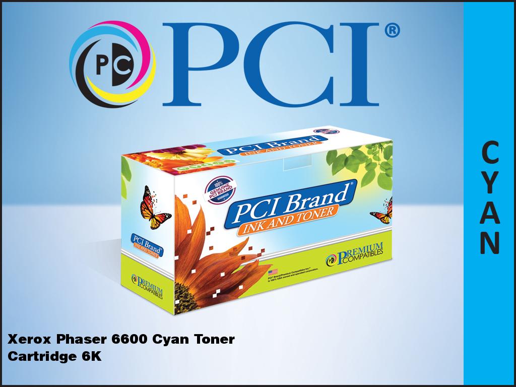 Premium Compatibles 106R02225-PCI Laser Toner Cartridge - Alternative for Xerox 106R02225, 106R2225, 106R02225 - Cyan - 1 / Pack