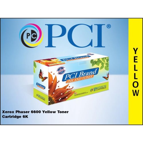 Premium Compatibles 106R02227-PCI Laser Toner Cartridge - Alternative for Xerox 106R02227, 106R2227, 106R02227 - Yellow - 1 / Pack