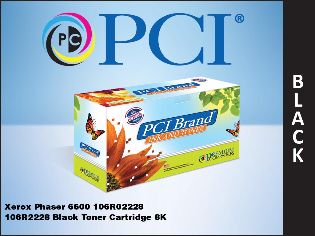 Premium Compatibles 106R02228-PCI Laser Toner Cartridge - Alternative for Xerox 106R02228, 106R2228, 106R02228 - Black - 1 / Pack