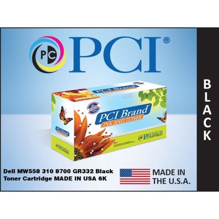 Premium Compatibles 310-8700-PCI Laser Toner Cartridge - Alternative for Dell MW558, 310-8700, GR332, 310-8707, 593-10239, 0MW558, 0GR332, 3108700, 3108707, 59310239 - Black - 1 / Pack