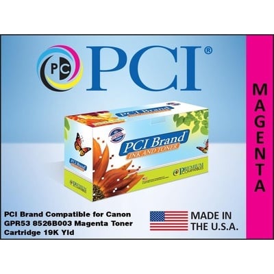 Premium Compatibles 8526B003AA-PCI Laser Toner Cartridge - Alternative for Canon GPR-53, 8526B003, GPR53, 8526B003AA - Magenta - 1 / Pack