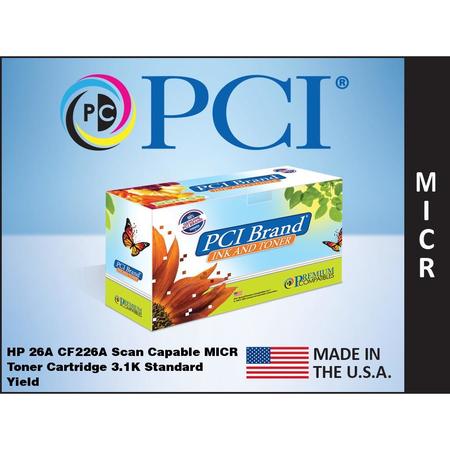 Premium Compatibles CF226AM-PCI MICR Laser Toner Cartridge - Alternative for HP CF226A-M, 26A-M, CF226A-M, 26A-M, CF226A, 26A, -26A - 1 / Pack