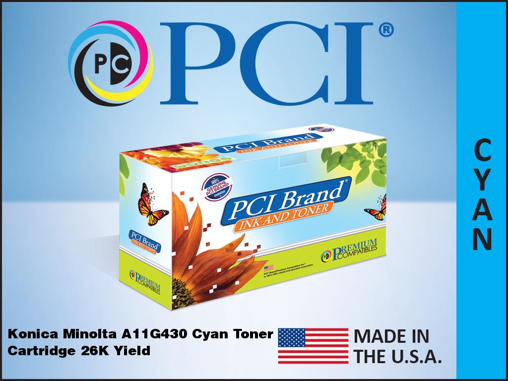 Premium Compatibles High Yield Laser Toner Cartridge - Alternative for Konica Minolta A11G430 - Cyan - 1 / Each A11G430-PC