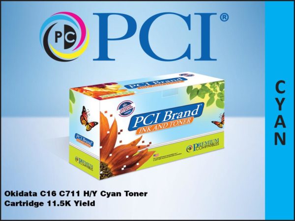 Premium Compatibles High Yield Laser Toner Cartridge - Alternative for Okidata 44318603 - Cyan - 1 / Each 44318603-PCI