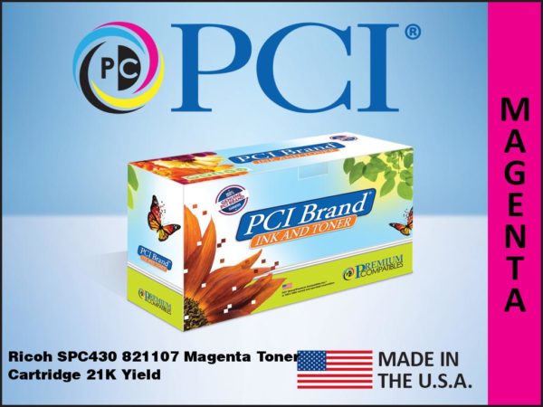 Premium Compatibles High Yield Laser Toner Cartridge - Alternative for Ricoh 821107 - Magenta - 1 / Each 821107-PCI